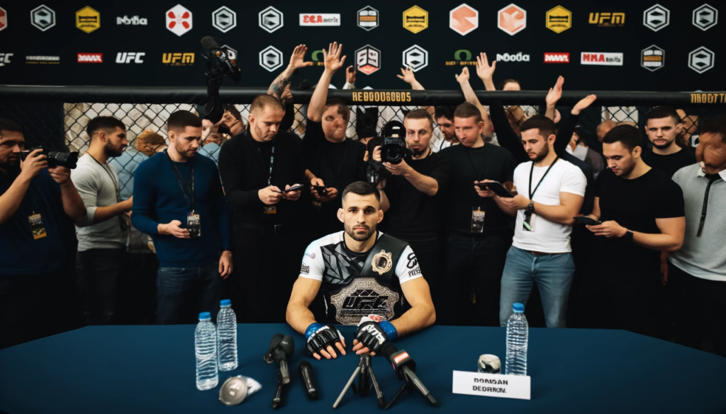 Tisková konference před zahájením zápasu